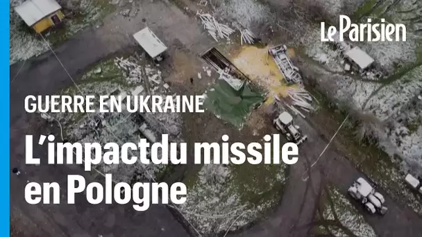 Guerre en Ukraine : les images du point d'impact du missile en Pologne