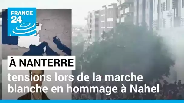 Mineur tué par un policier : tensions lors de la marche blanche organisée en hommage à Nahel