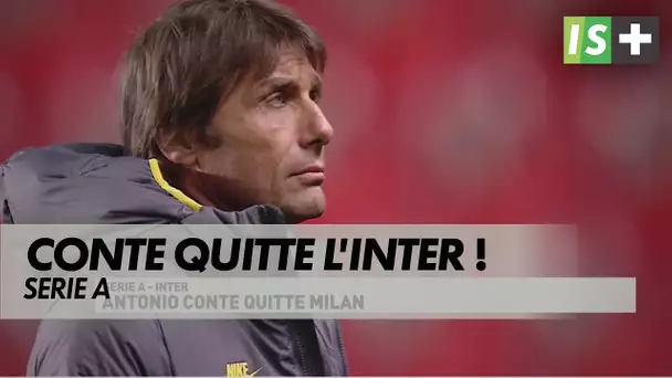 Antonio Conte quitte l'Inter de Milan