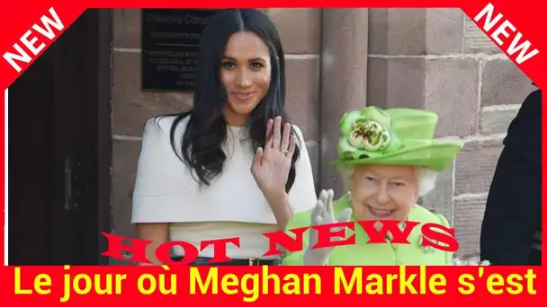 Le jour où Meghan Markle s’est fait remonter les bretelles par la reine