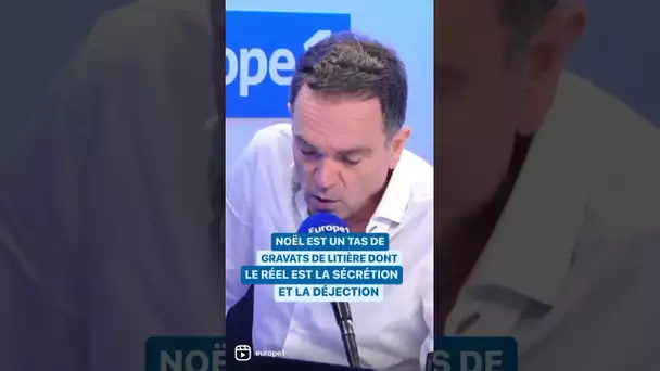 Yann Moix : "Noël est un tas de gravats de litière" #shorts