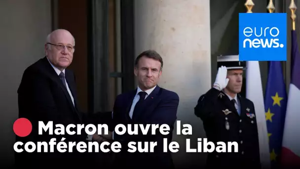 🔴 DIRECT : Macron ouvre la conférence internationale de soutien au Liban | euronews 🇫🇷