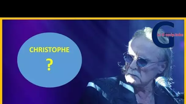 Christophe n'était pas son vrai prénom : pourquoi le chanteur avait choisi ce pseudo