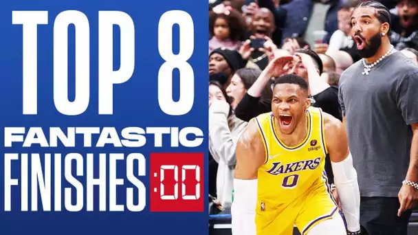 Russ Shocked Toronto 😲 | Top 8 WILD NBA ENDINGS Week 22 🍿🍿