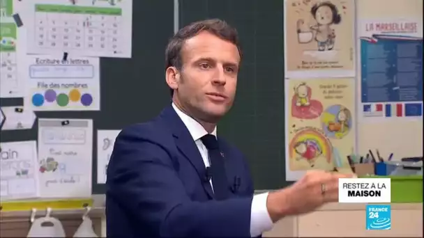 Retour à l'école le 11 mai : "Je comprends l'angoisse des maires", affirme E. Macron