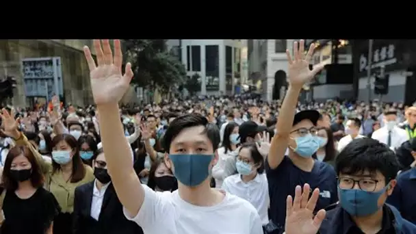 À Hong Kong, la ville paralysée par les manifestants pro démocratie