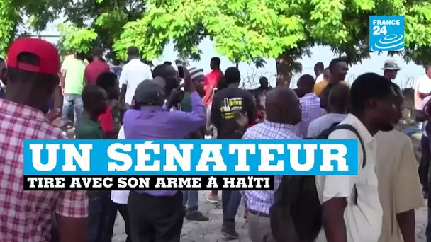 À Haiti,un sénateur tire avec son arme