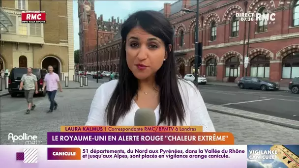 Au Royaume-Uni, on compare la vague de chaleur à celle qui s'est abattue sur la France en 2003