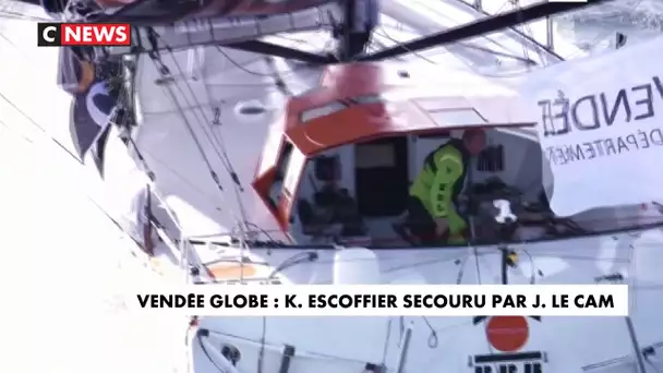 Vendée Globe : réfugié sur son radeau de survie, Kevin Escoffier sauvé par Jean Le Cam