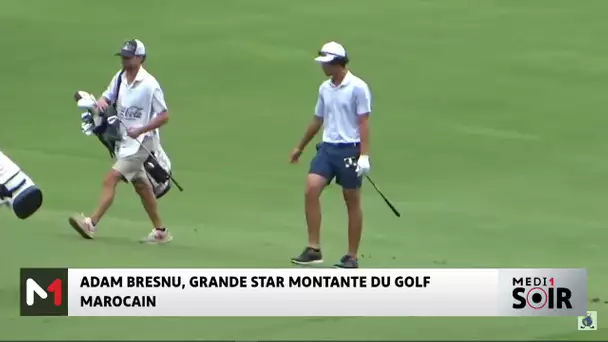 Adam Bresnu, grande star montante du golf marocain