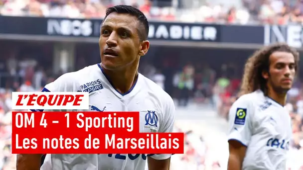 OM 4-1 Sporting : Alexis Sánchez, Guendouzi, Nuno Tavares... Les notes des Marseillais