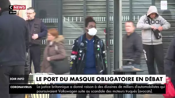 Le port du masque obligatoire en débat