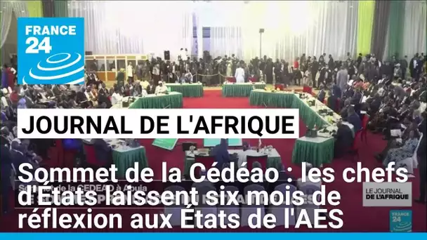 Sommet de la CEDEAO: les chefs d'états laissent 6 mois de réflexion aux états de l'AES • FRANCE 24