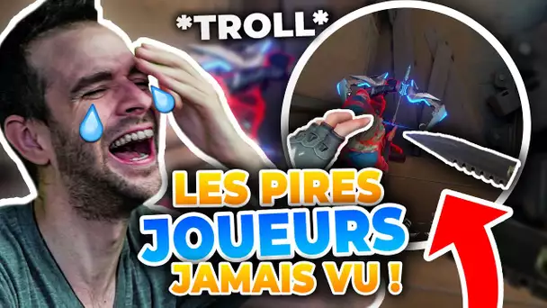 VALORANT mais .. avec LES PIRES JOUEURS du jeu = Bien trop Drôle [On Joue Couteau Only] Gameplay Fr