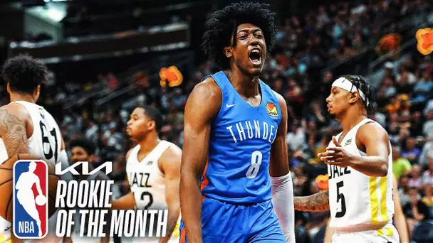 Jalen Williams Wins Western Kia Rookie Of The Month! 🔥