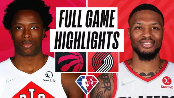 RAPTORS at TRAIL BLAZERS | FULL GAME HIGHLIGHTS | November 15, 2021