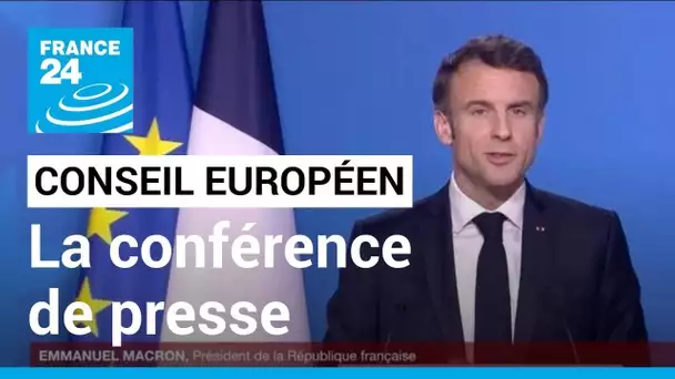 Replay de la conférence de presse lors de la clôture du Conseil européen à Bruxelles