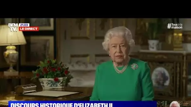 Discours d'Elizabeth II : la Reine appelle les Britanniques à l'union nationale et...