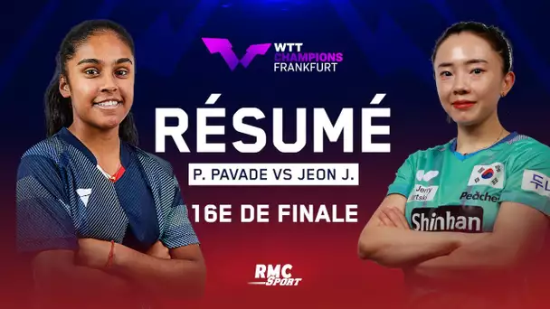 Résumé : Prithika Pavade s'est-elle relancée face à Jeon Jihee ? (WTT Francfort)