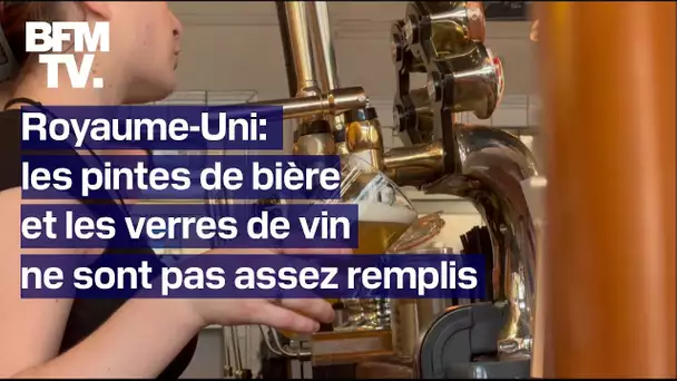 Royaume-Uni: 70% des pintes de bières et des verres de vin ne sont pas assez remplis