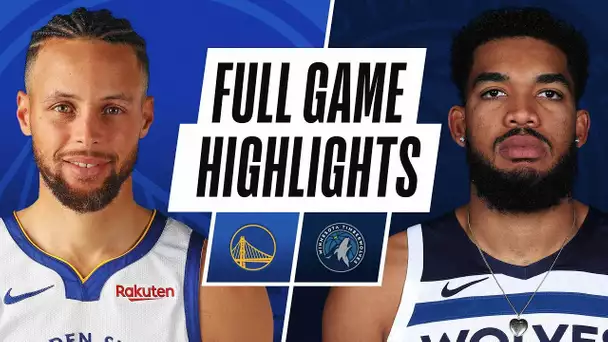 WARRIORS at TIMBERWOLVES | FULL GAME HIGHLIGHTS | April 29, 2021