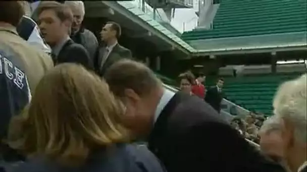 Roland Garros inauguration Chirac