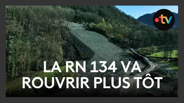 La RN 134 rouvrira le 20 décembre