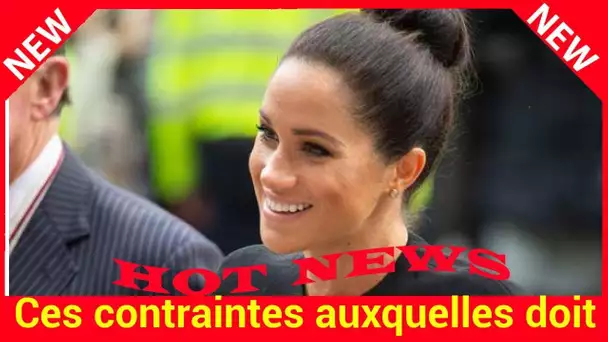 Ces contraintes auxquelles doit s’attendre la nounou du bébé de Meghan et Harry