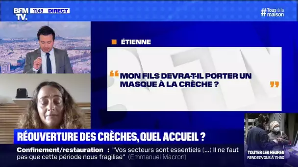 Mon fils devra-t-il porter un masque à la crèche? BFMTV répond à vos questions