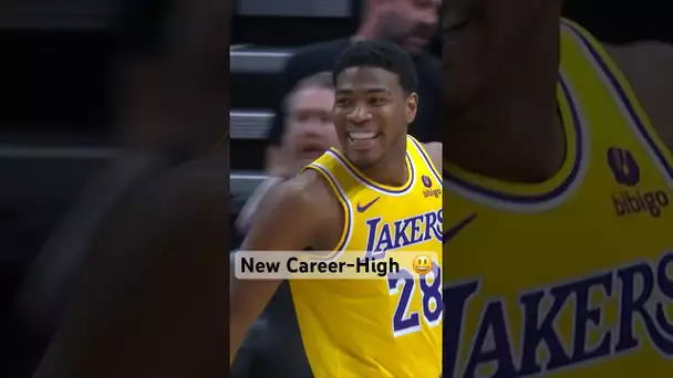 Rui Hachimura Is All Smiles As He Drops A New Career-High! 😃🔥| #Shorts