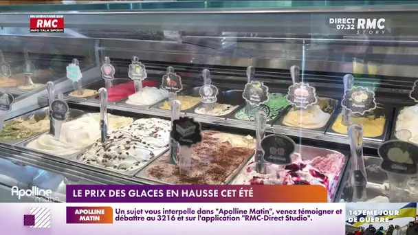 Le prix des glaces en hausse cet été