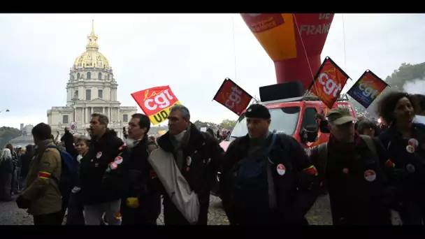 Grève interprofessionnelle : des milliers de personnes dans la rue pour les salaires