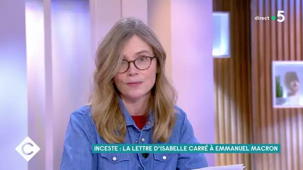 Inceste : la lettre d'Isabelle Carré à Emmanuel Macron - C à Vous - 29/01/2021