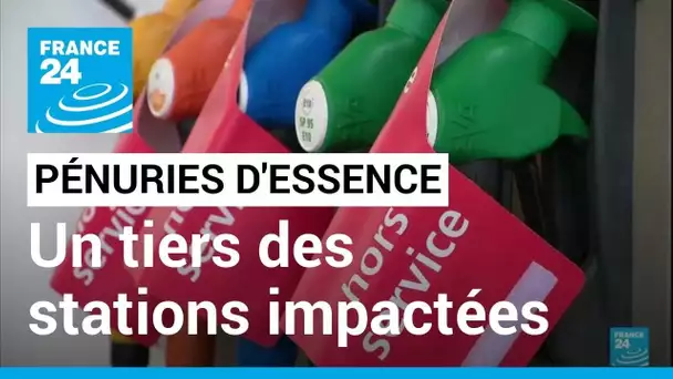 Pénuries d'essence en France : 30% des stations-services touchées • FRANCE 24