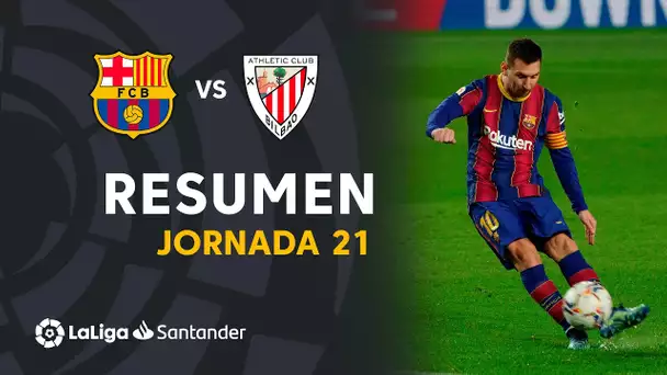 Resumen de FC Barcelona vs Athletic Club (2-1)