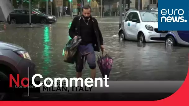 Milan, les pieds dans l'eau