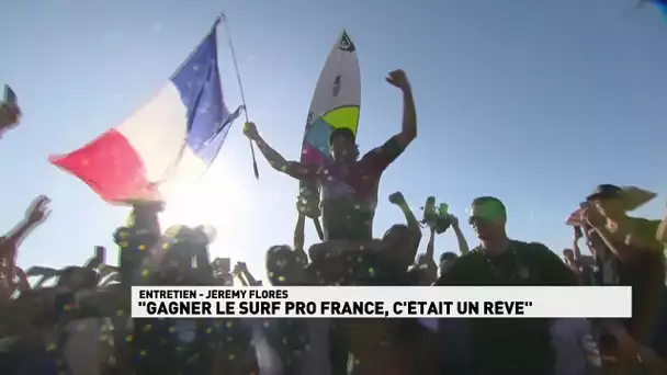 Jeremy Flores : "Gagner le Surf Pro France, c'était un rêve"