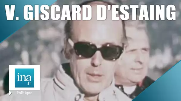 Valéry Giscard d'Estaing skie à Courchevel - Archive vidéo INA