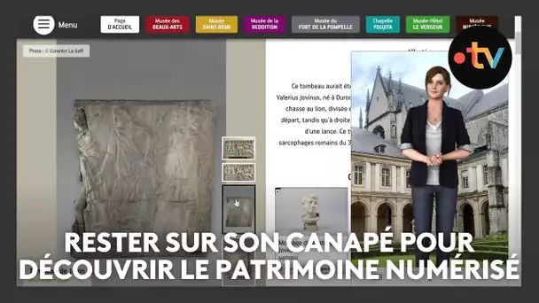 Rester sur son canapé pour visiter découvrir le patrimoine numérisé de la ville de Reims