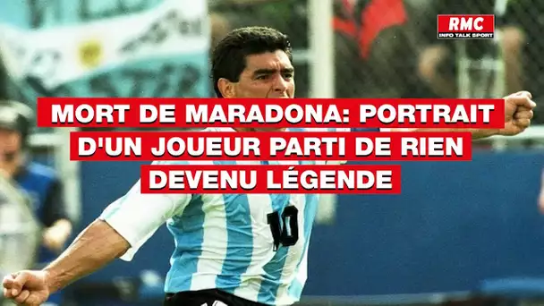 Mort de Maradona : portrait d’un joueur parti de rien devenu légende