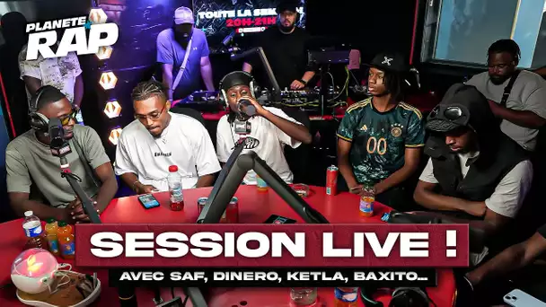 SESSION FREESTYLE avec SAF, Dinero, Youka, Ketla, Elflaco, Baxito, Neuzé & Secteur P ! #PlanèteRap