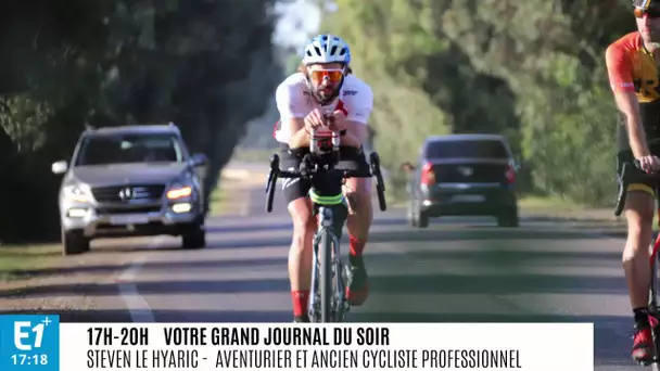 Le défi fou du cycliste Stéven Le Hyaric contre la désertification : "Poser des roues sur des uni…