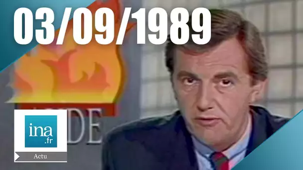 20h Antenne 2 du 3 septembre 1989 : Les incendies de l'été | Archive INA