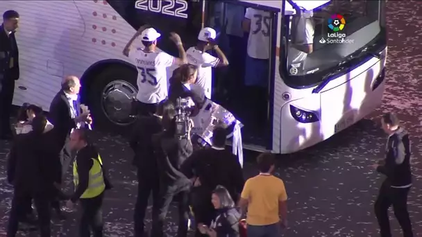 Directo en Cibeles: El Real Madrid celebra su 35º título de LaLiga Santander