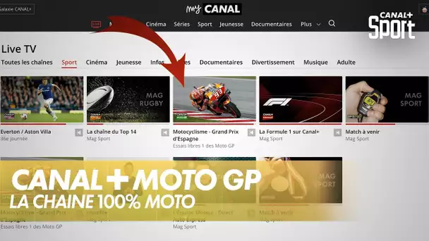 Canal+ Moto GP - La chaine 100% Moto