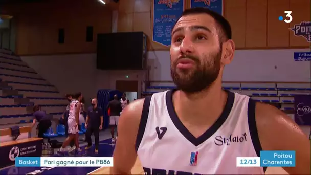 Victoire sur le fil des basketteurs poitevins face au Paris Basket 72-71