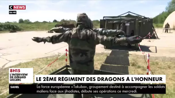 Le 2ème régiment des dragons à l'honneur