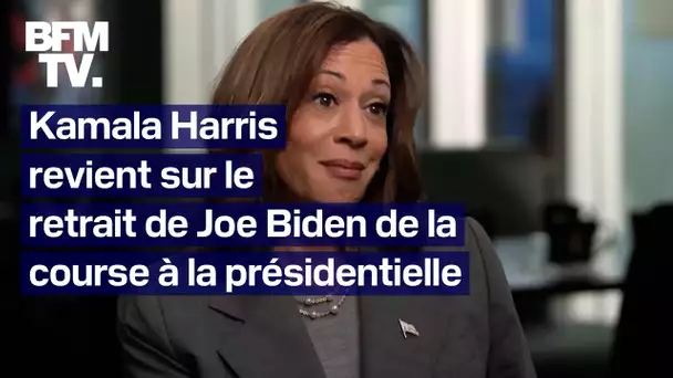 Kamala Harris raconte le moment où Joe Biden lui a annoncé qu'il se retirait