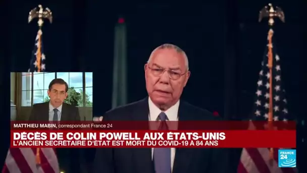 Colin Powell, premier secrétaire d'Etat afro-américain, meurt du Covid-19 • FRANCE 24