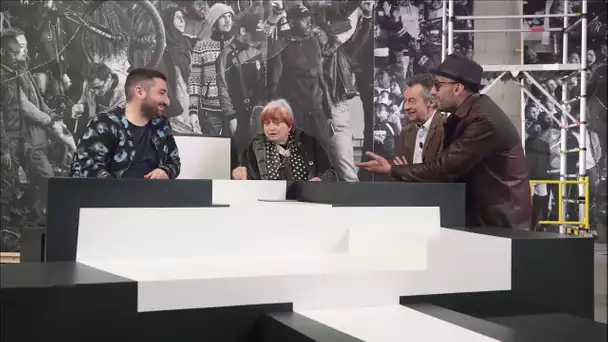 JR, Michel Denisot & Agnès Varda dans le Gros Journal